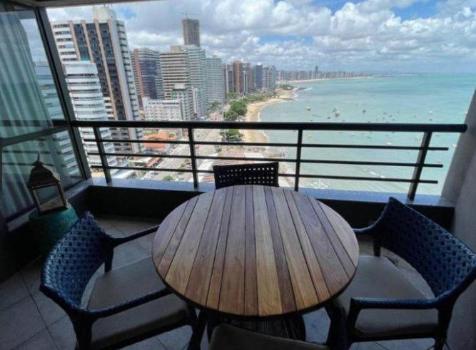Flat Iate Plaza Na Beira Mar Com Vista Mar Leilighet Fortaleza  Eksteriør bilde