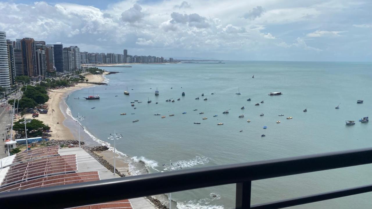 Flat Iate Plaza Na Beira Mar Com Vista Mar Leilighet Fortaleza  Eksteriør bilde