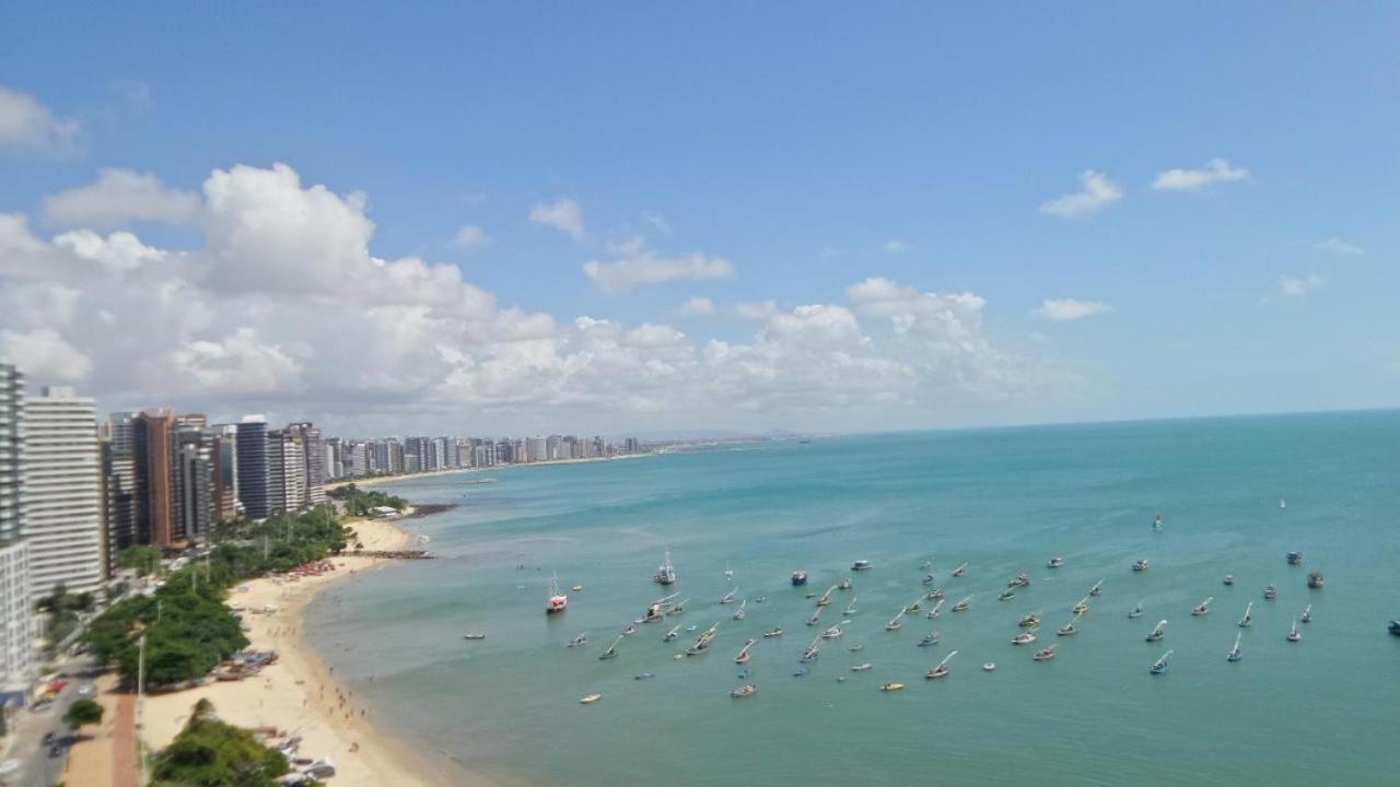Flat Iate Plaza Na Beira Mar Com Vista Mar Leilighet Fortaleza  Eksteriør bilde